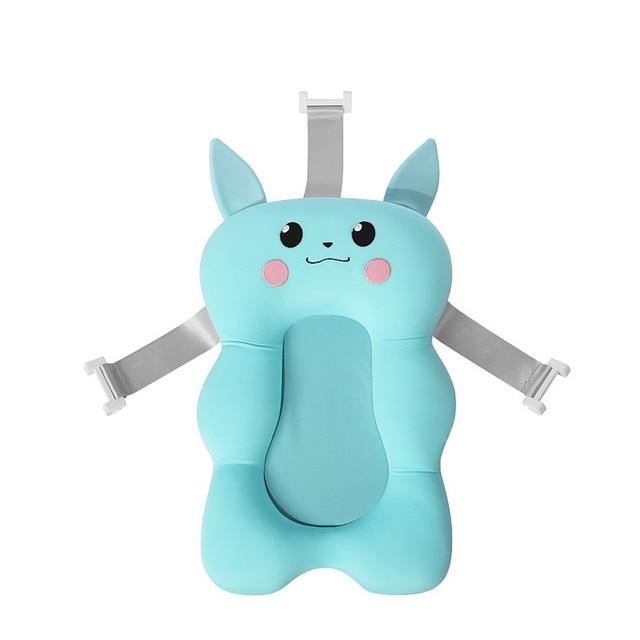 Baby Bath Cushion - SnuggleSplash-Green Cat-State of Style