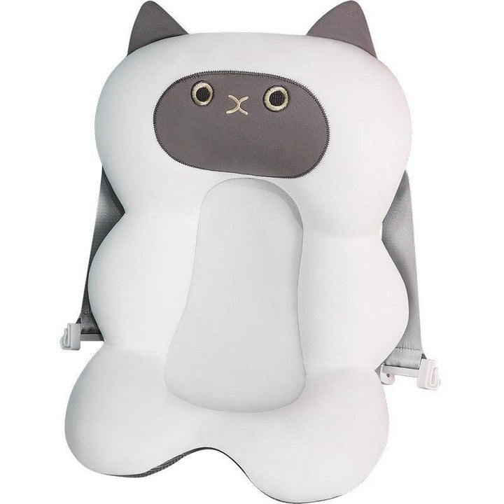 Baby Bath Cushion - SnuggleSplash-Green Cat-State of Style