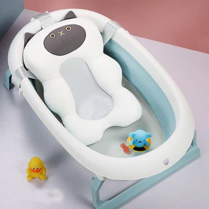Baby Bath Cushion - SnuggleSplash-White Cat-State of Style