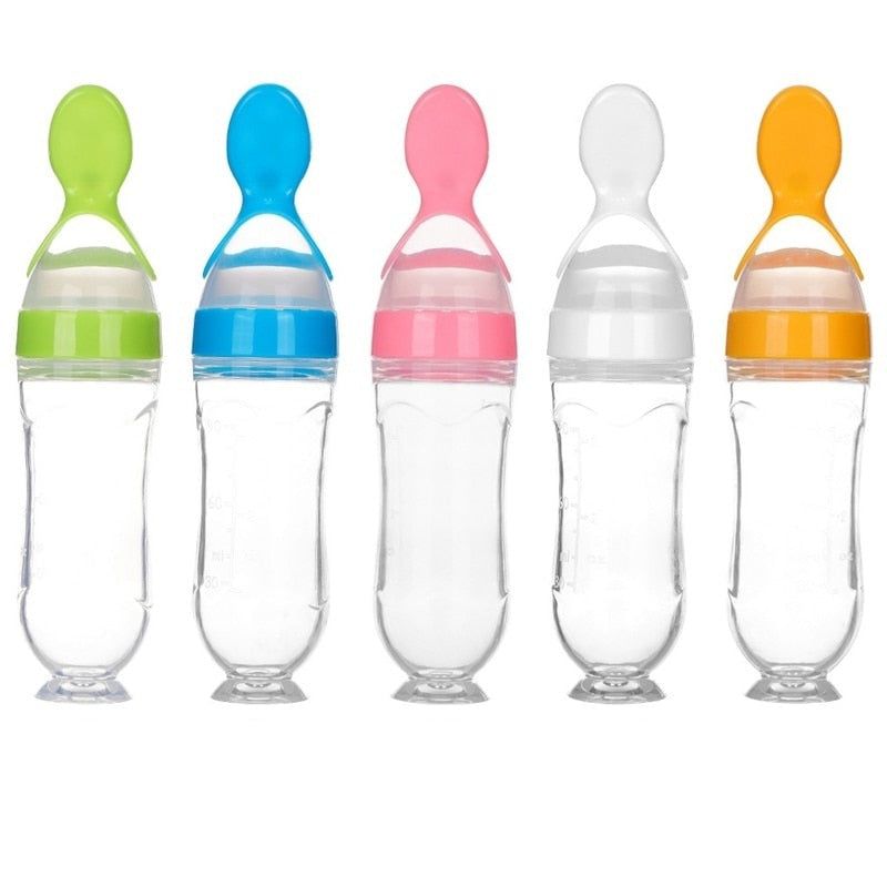 Baby Feeding Spoon Bottle - FeedEase-Green-State of Style