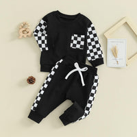 Baby Jogger Winter Set – Contrast Sweatshirt and Trousers-A-0-6 Months-State of Style