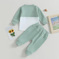 Baby Jogger Winter Set – Contrast Sweatshirt and Trousers-A-0-6 Months-State of Style