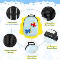 Children’s 2-Piece Hard-Shell Luggage and Backpack Set with 360° Wheels – Helicopter