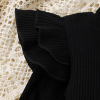Baby Winter Set – Knitted Turtleneck and Dress Set-A-6-12 Months-State of Style