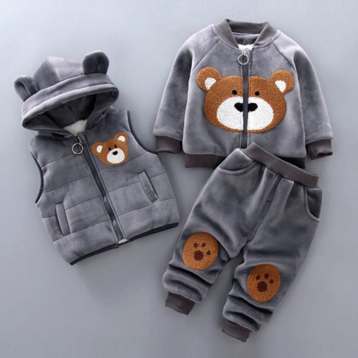 Baby Winterset (Set of 3) - Finn-Grey-6-12 months (80cm)-State of Style