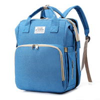 Portable Baby Bed and Nappy Bag – Multi-Function Travel Backpack