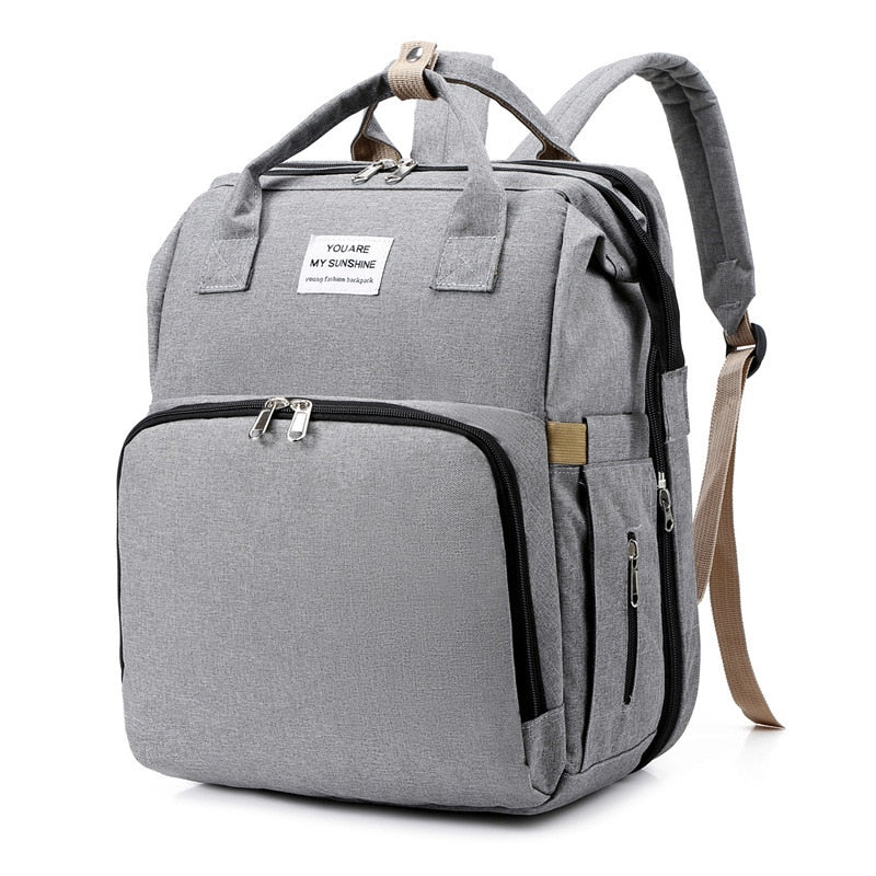 Portable Baby Bed and Nappy Bag – Multi-Function Travel Backpack