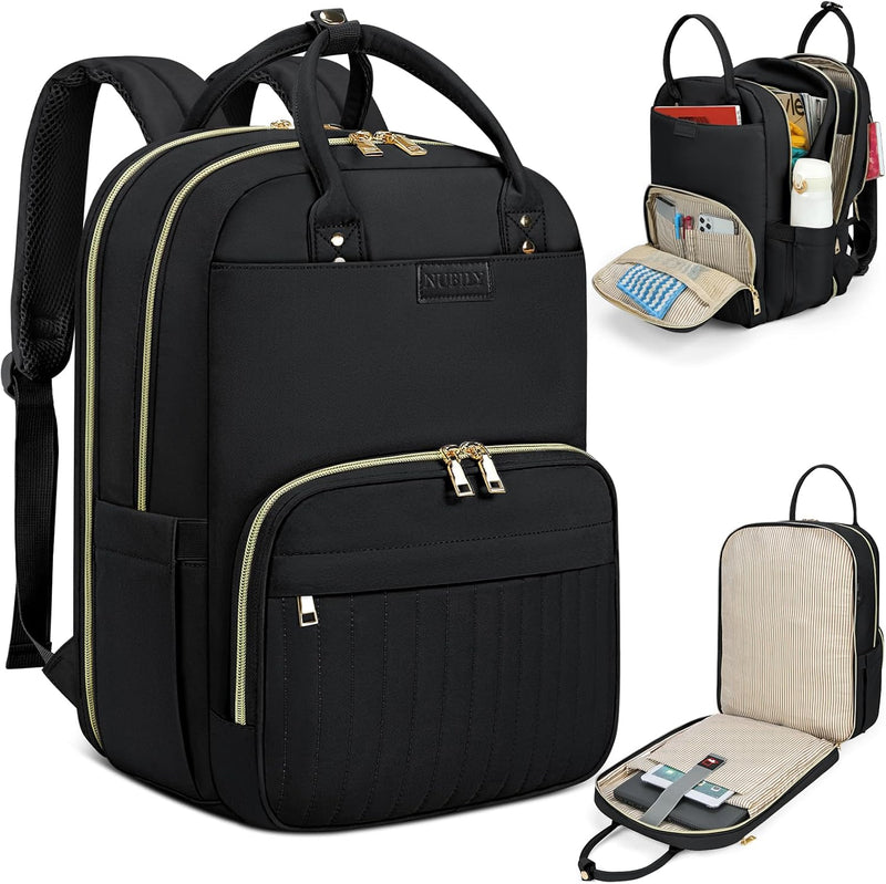 Water-Resistant Travel Laptop Backpack with Organised Compartments – 15.6" Fit