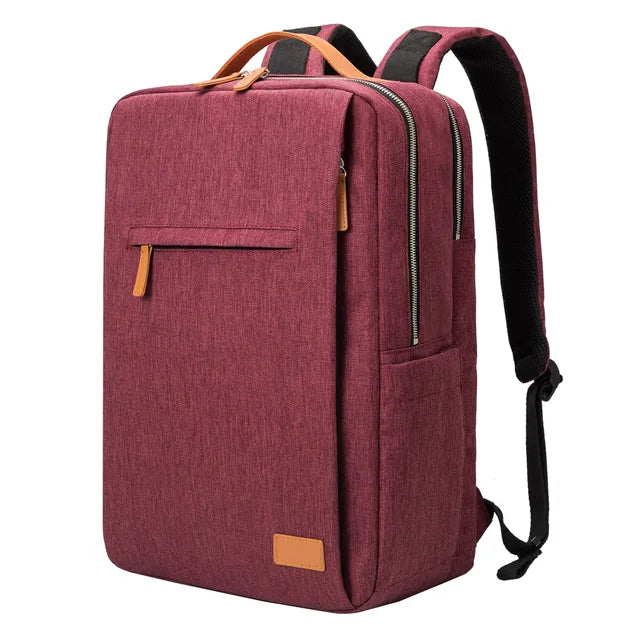 Backpack with Laptop Compartment and USB Charging Port - Nova-Red-State of Style