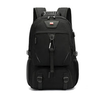 Backpack with USB connection and Large Capacity (50-80L) - UrbanTrail-Black-50L-State of Style