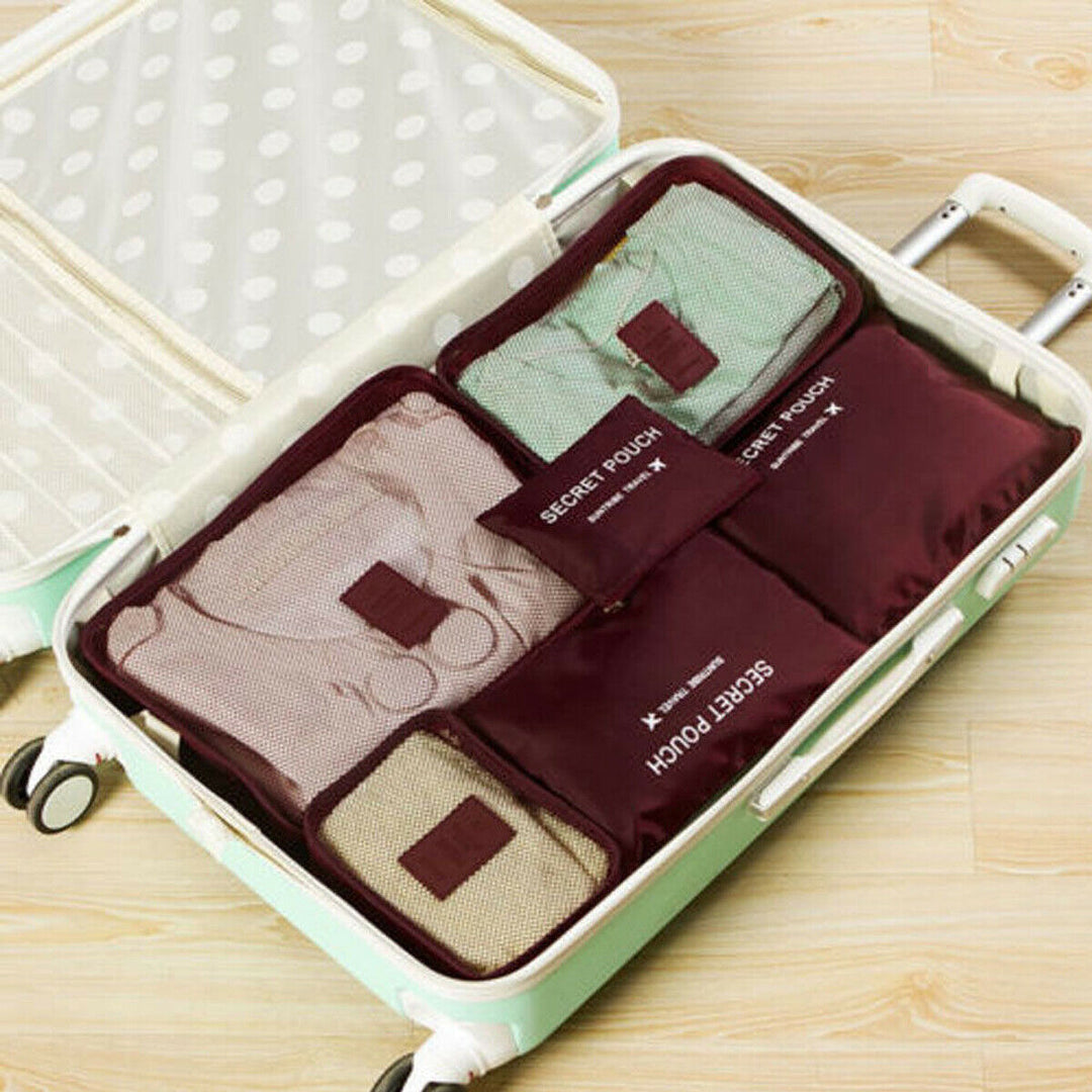 Luggage Packing Organiser Set (2-Piece)-  Space-Saving Travel Storage Bags