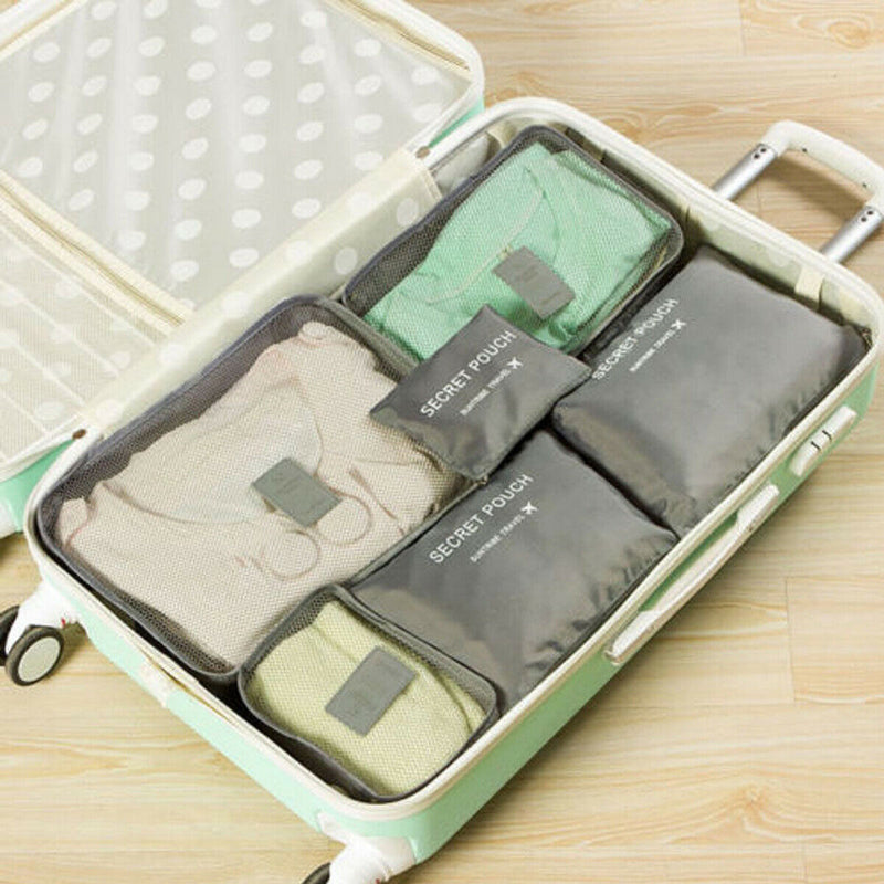Luggage Packing Organiser Set (2-Piece)-  Space-Saving Travel Storage Bags
