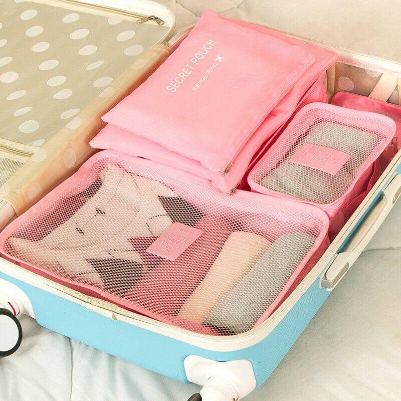 Luggage Packing Organiser Set (2-Piece)-  Space-Saving Travel Storage Bags