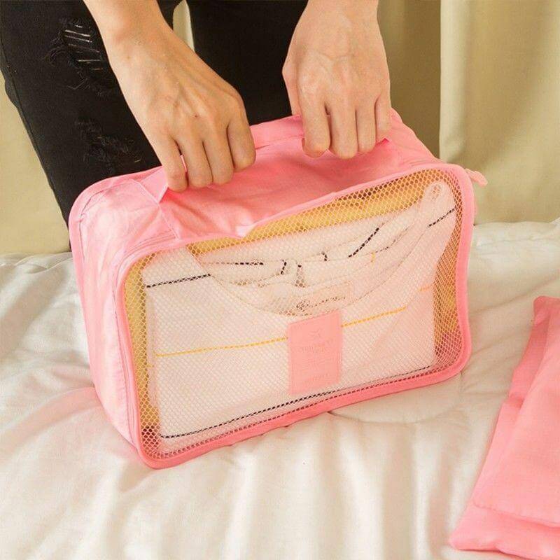 Luggage Packing Organiser Set (2-Piece)-  Space-Saving Travel Storage Bags