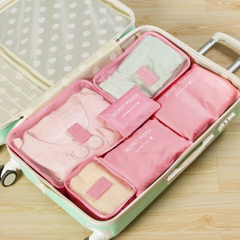 Luggage Packing Organiser Set (2-Piece)-  Space-Saving Travel Storage Bags