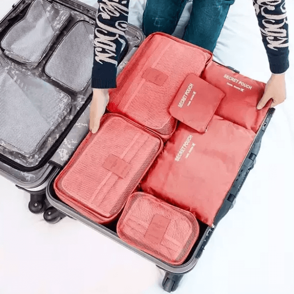 Luggage Packing Organiser Set (2-Piece)-  Space-Saving Travel Storage Bags