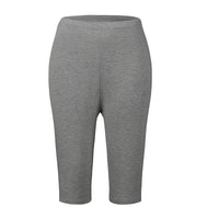 Bamboo Comfort Plus High-Waisted Leggings for Plus Sizes-Dark Grey-2XL-State of Style