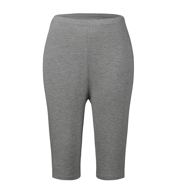 Bamboo Comfort Plus High-Waisted Leggings for Plus Sizes-Dark Grey-2XL-State of Style