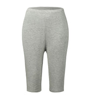 Bamboo Comfort Plus High-Waisted Leggings for Plus Sizes-Light Grey-2XL-State of Style