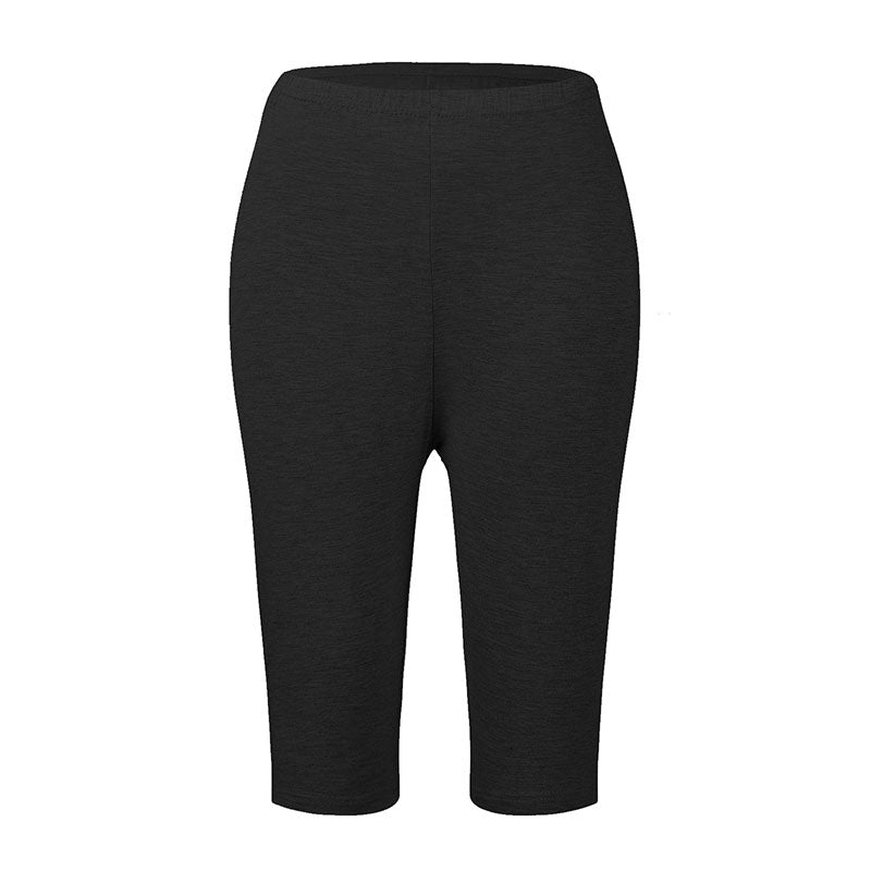 Bamboo Comfort Plus High-Waisted Leggings for Plus Sizes-Navy Blue-2XL-State of Style