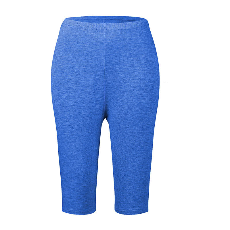Bamboo Comfort Plus High-Waisted Leggings for Plus Sizes-Royal Blue-2XL-State of Style