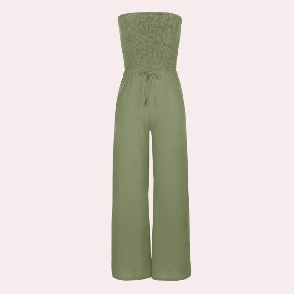 Bandeau Jumpsuit for Women - Livia-White-2XS-State of Style