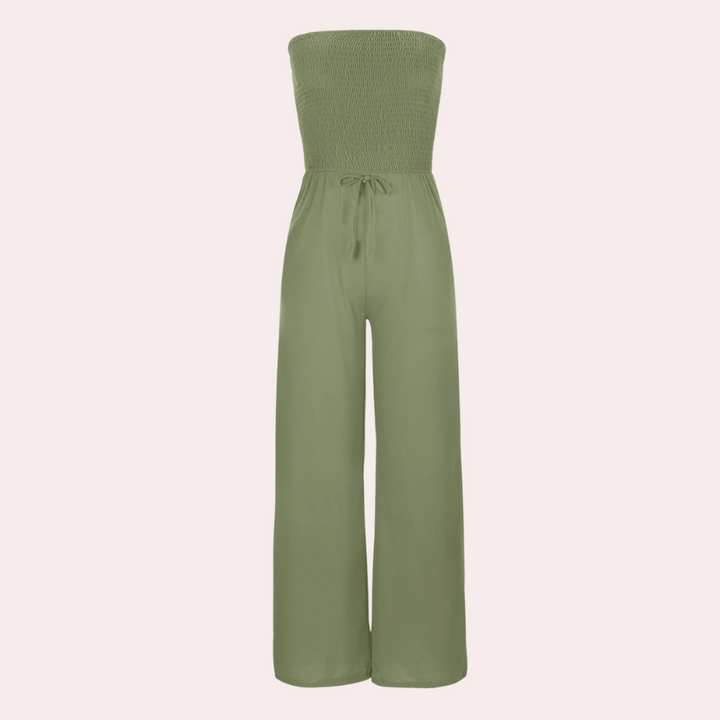 Bandeau Jumpsuit for Women - Livia-White-2XS-State of Style
