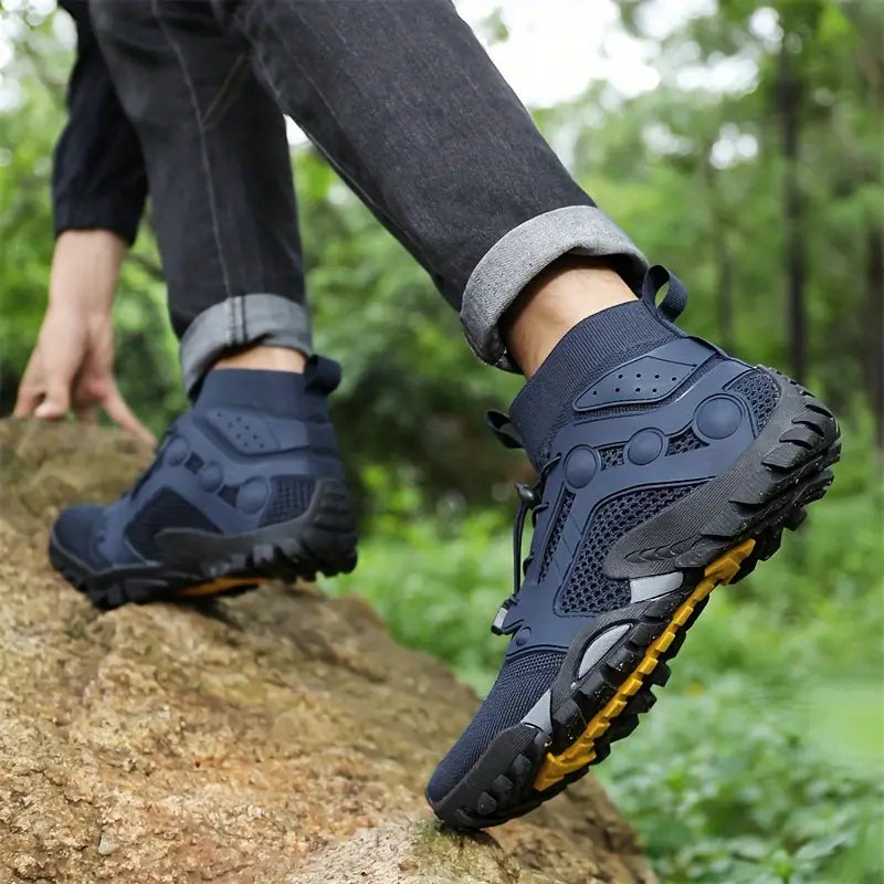 Barefoot Men's Shoes - TrailFlex-Black-5-State of Style