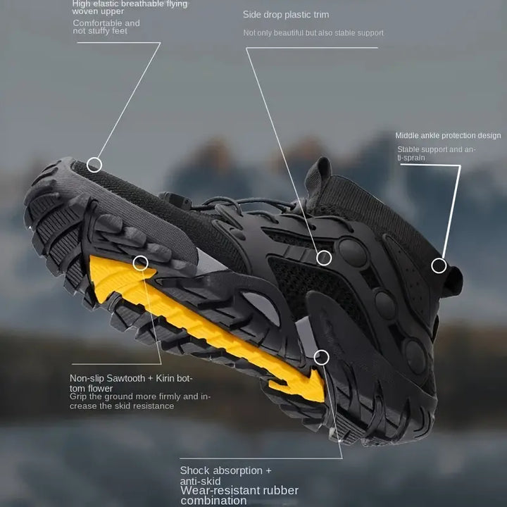 Barefoot Men's Shoes - TrailFlex-Black-5-State of Style