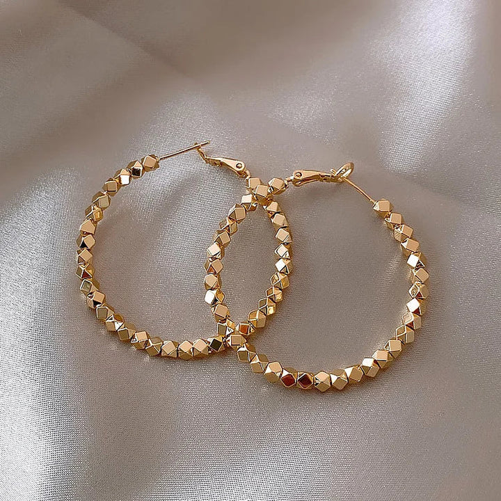Basic Hoop Earrings – Nina-Gold-State of Style