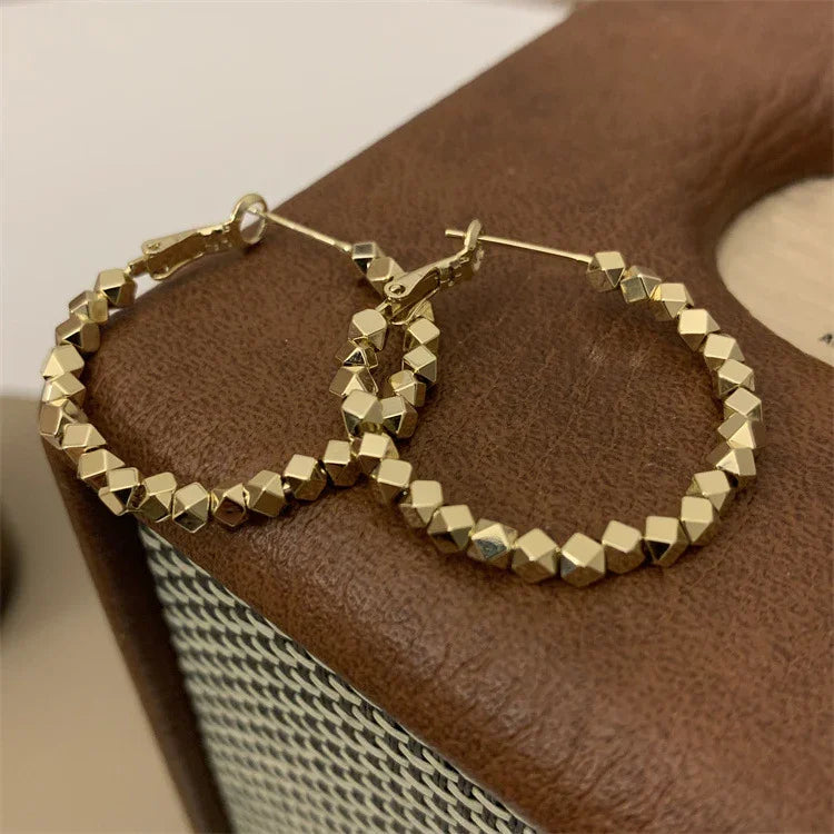 Basic Hoop Earrings – Nina-Gold-State of Style