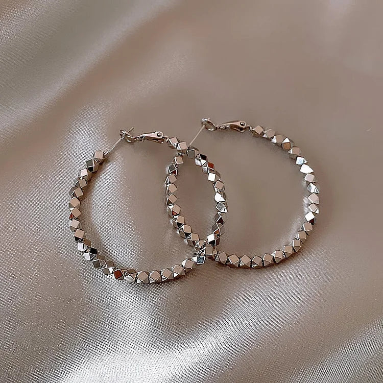 Basic Hoop Earrings – Nina-Silver-State of Style