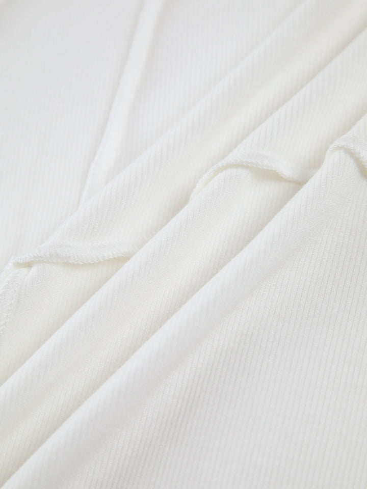 Basic Ladies Shirt with Long Sleeves - Mira-White-XS-State of Style