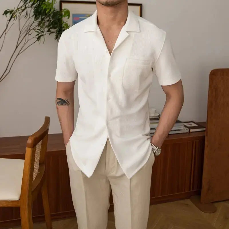 Basic Men's Shirt – Nolan-White-S-State of Style