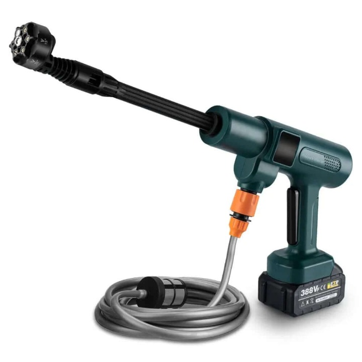 Cordless high-pressure cleaner for car & garden – HydroSwift