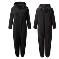 BearHug Super Soft Fleece Onesie with Bear Ears-Pink-S-State of Style