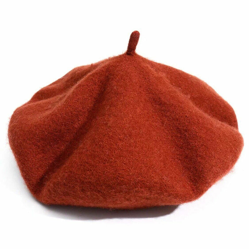 Becka Wool Beret | Stylish and Versatile-Caramel-State of Style
