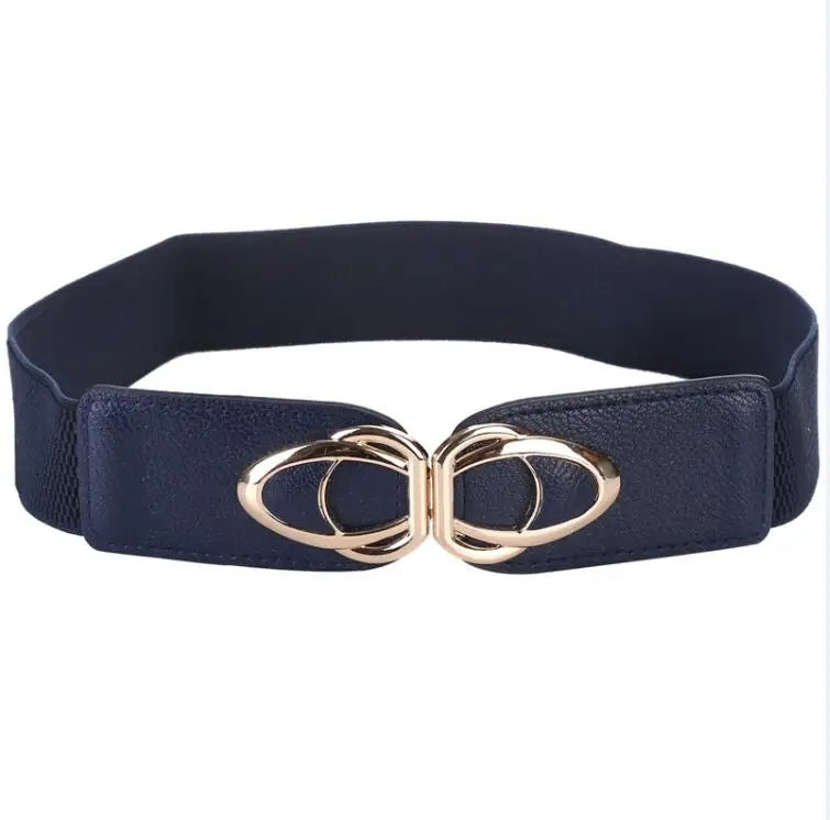 Beltoxfine Curves & Class: Stylish Stretch Belts for Confidence-Blue-65 cm (68 cm to 100 cm)-State of Style