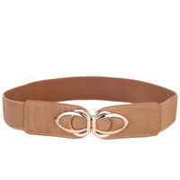 Beltoxfine Curves & Class: Stylish Stretch Belts for Confidence-Khaki-65 cm (68 cm to 100 cm)-State of Style