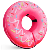 Beschermende Opblaasbare Hondenkraag - Zachte & Comfortabele Herstelkraag-Donut Roze-S-State of Style