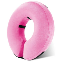 Beschermende Opblaasbare Hondenkraag - Zachte & Comfortabele Herstelkraag-Roze-S-State of Style
