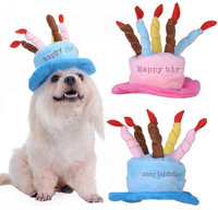 Birthday Hat for Dogs and Cats - PartyPaws-Blue-State of Style