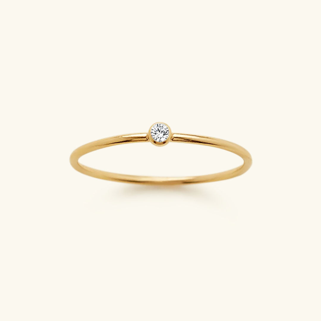 Birthstone Ring - Celestia-April – Crystal-49 mm-State of Style