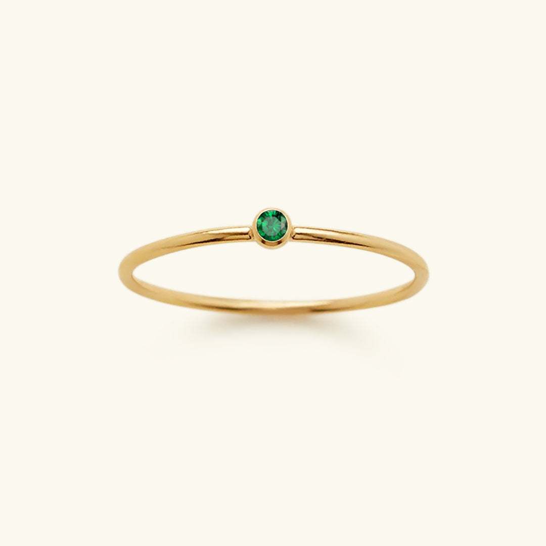 Birthstone Ring - Celestia-May – Emerald-49 mm-State of Style