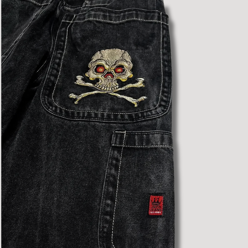 Black Baggy Jeans with High Waist – Raven-S-State of Style