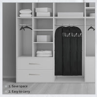 Long Garment Storage Cover – 180cm Dress Bag with Zipper & Window(2-Pack)