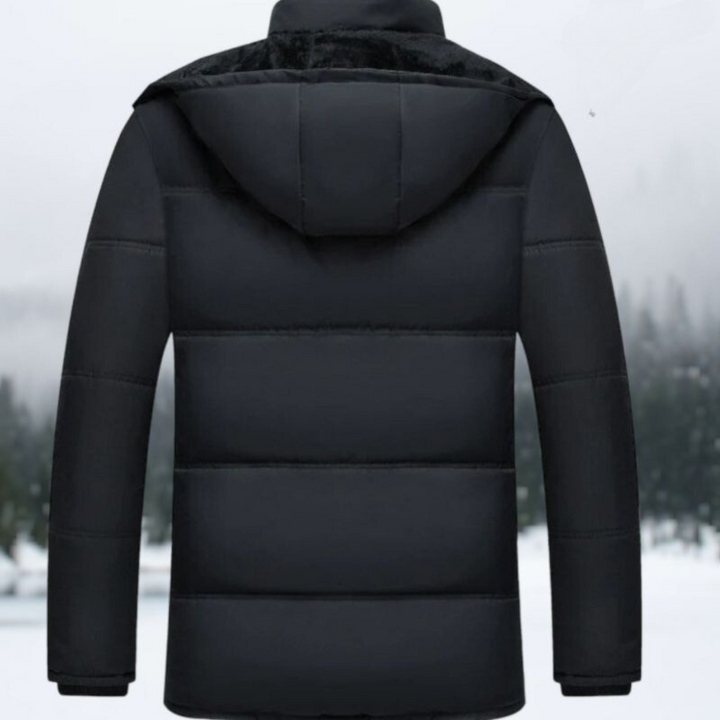 Black Quilted Winter Jacket - Hugo-Black-S-State of Style