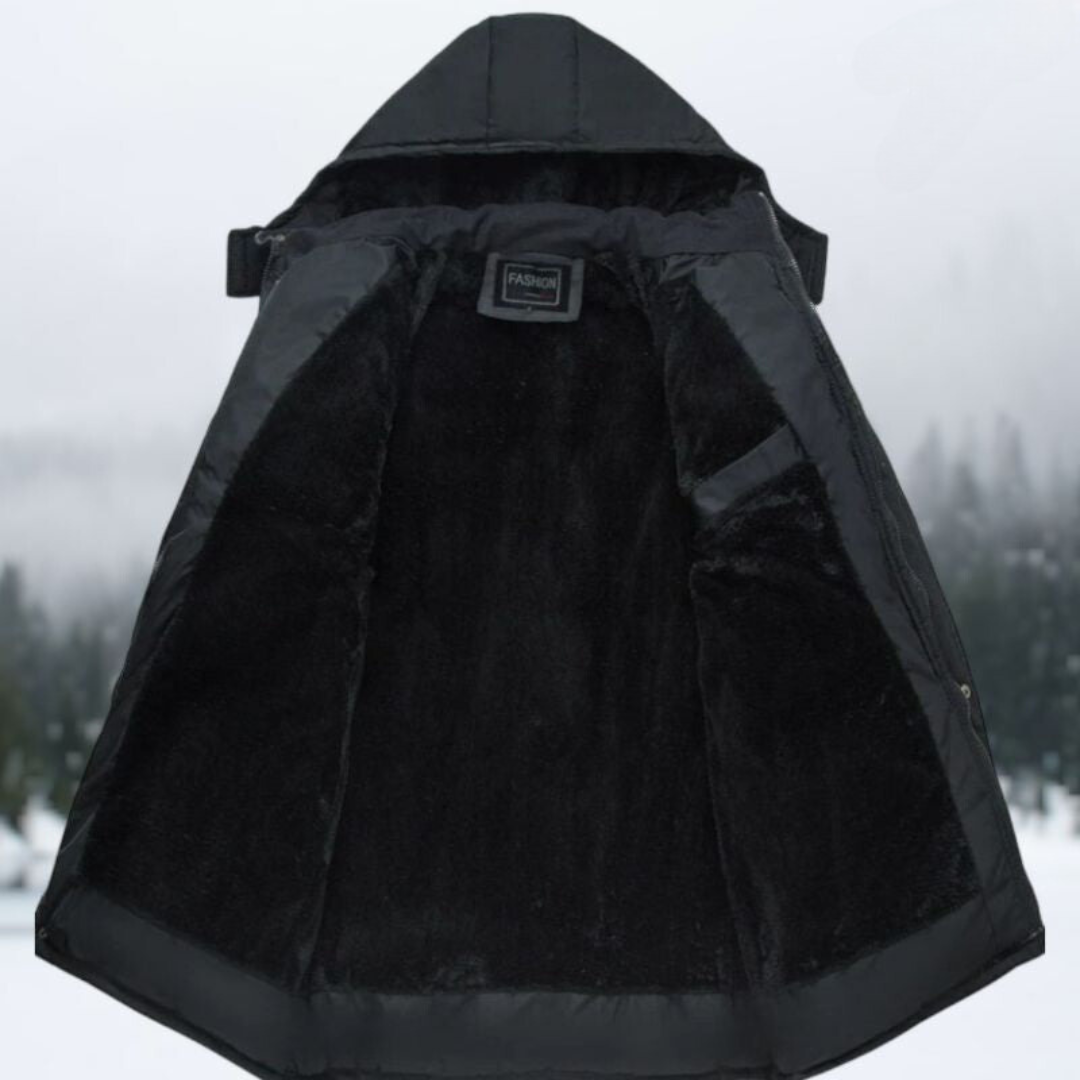 Black Quilted Winter Jacket - Hugo-Black-S-State of Style