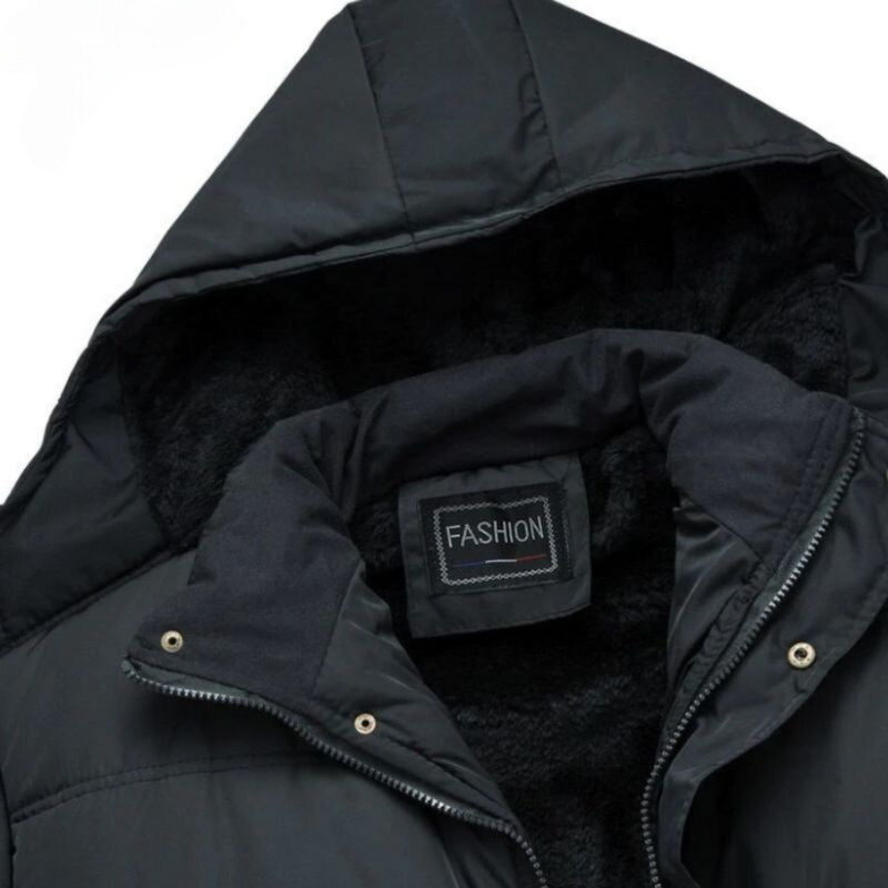 Black Quilted Winter Jacket - Hugo-Black-S-State of Style