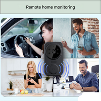 Black Smart Wi-Fi Doorbell with Camera – Noctiq-State of Style